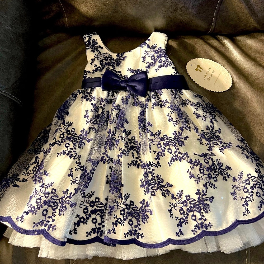 NWT American Princess Toddler Frilly Dress